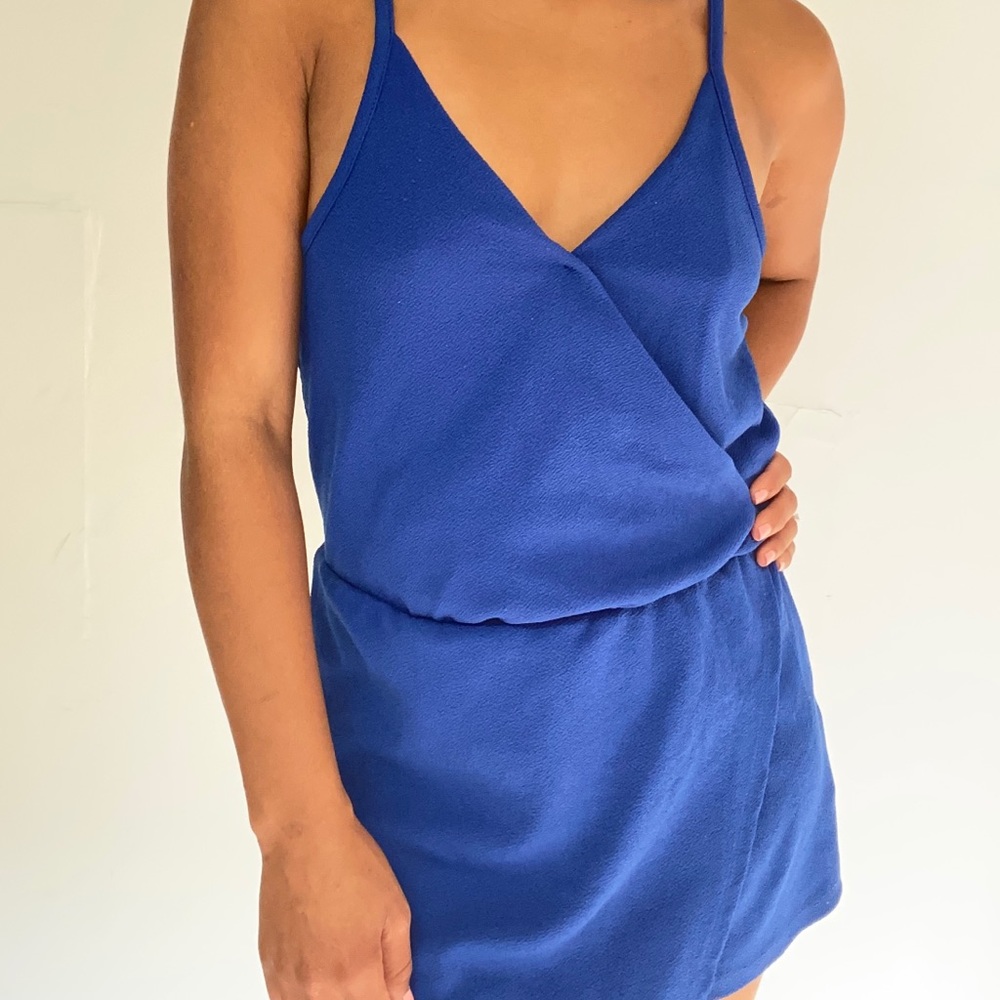 Blue romper